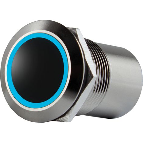 Capteur IR diam. 19 mm 12/24V DC Halo bleu/vert Relais temporisé (1/5)