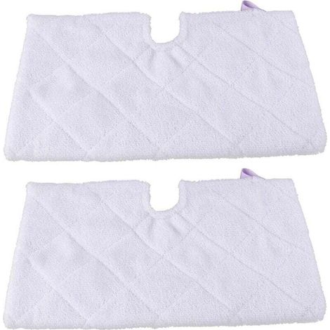 Ulisem, utilisé pour Shark S3901, tampon de rechange en microfibre pour balai vapeur, accessoires de nettoyage S3550, S3501, S3601, S3901, tampons vapeur blancs/2X (1/4)