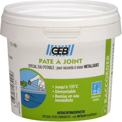 Giunto Pate Acqua Potabile Raccordo Metallo Barattolo 500g - Geb