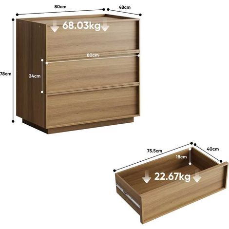 Commode à trois tiroirs,armoire/armoire moderne,meubles de rangement en bois,coiffeuse,adaptés au salon,chambre,couloir,peinture en chêne