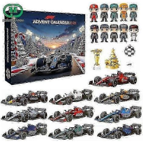 Calendrier de l'Avent Formule 1 - Décoration de sapin de Noël (boîte surprise) (1/3)