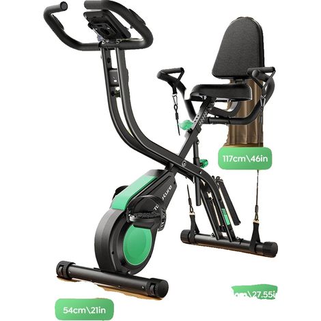 Vélo d'appartement, Résistance réglable, Compatibilité avec les applications intelligentes, Toputure TEB4 (1/2)