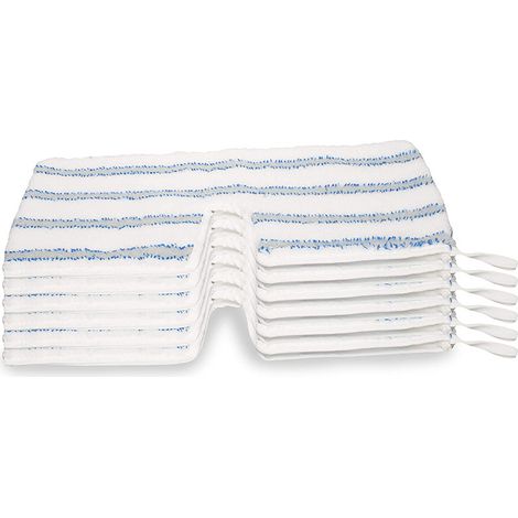 Lntyq Mop Cleaning Pad en Microfibre Double Face Frotter Remplacement de Conception pour O-Cedar Vileda ProMist Max Spray Mop (Lot de 6)