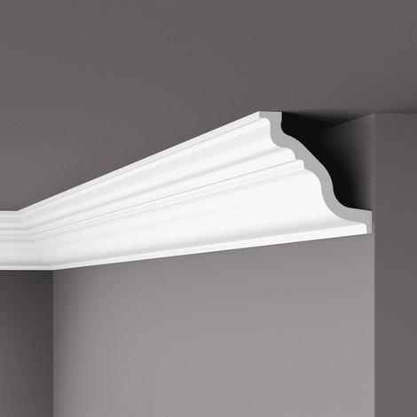 Eckleiste NMC TL NOMASTYL Noel Marquet Zierleiste Stuckleiste Zeitloses Klassisches Design weiß 2 m (1/5)