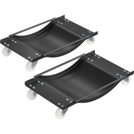 Carrello di trasporto auto Ausilio di manovra 1 coppia Posizionatore per parcheggio e spostamento 900 kg/coppia