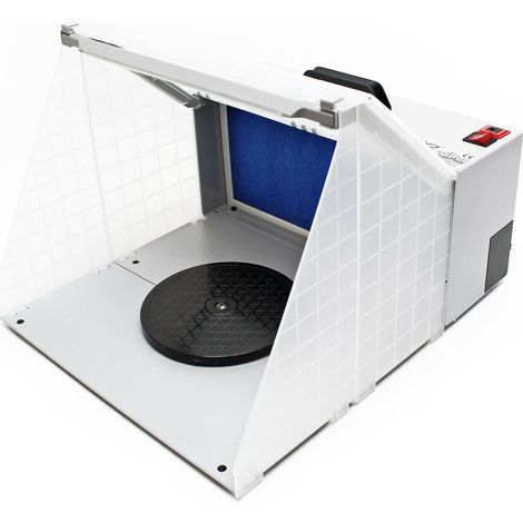 Cabina di aspirazione illuminata per aerografi da 12 volt 4 m³/min 160002212