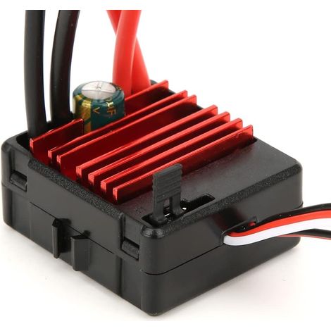 Contrôleur de Vitesse électrique 60A pour brossé 540 ESC RC Voitures, Bateaux et Avions avec Carte de Programmation Facile (1/4)