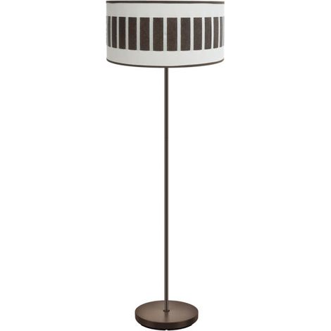 Pie Salon Ivanna 1xe27 Marron/blanco-oxido 163x40x40 Cm (1/2)