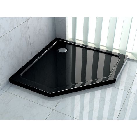 Duschtasse für PENTAGONO 100 x 100 cm (schwarz) (1/2)