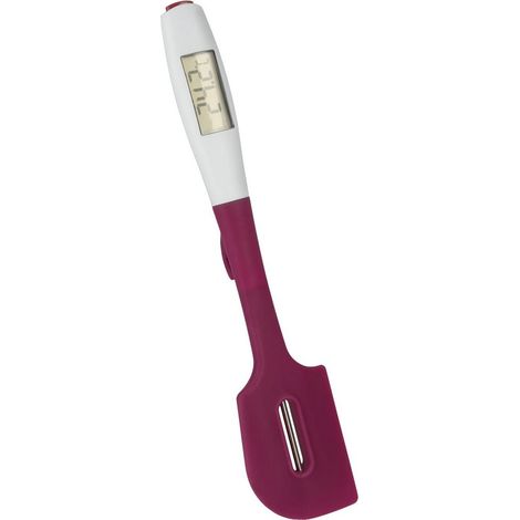 Espátula de silicona con termómetro digital extraíble, 30 cm (1/5)