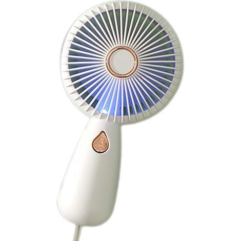 Petit ventilateur portable, ventilateur de poche rechargeable – ventilateur portable avec lumières colorées (1/5)