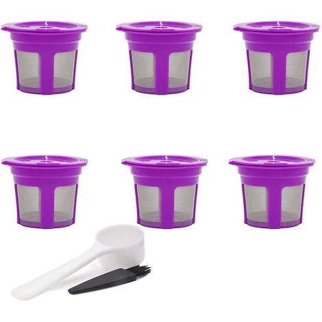 Lot de 6 filtres à café rechargeables pour machines Keurig série K 2.0 (1/5)