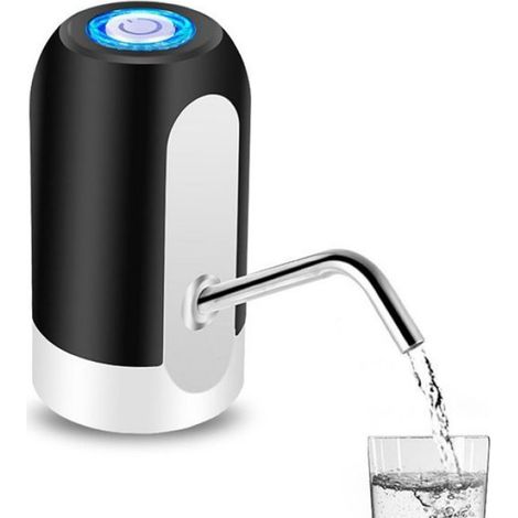 Distributeur D Eau Portable - Pompe Electrique USB - Compatible Fût 1 Gallon Col 5 5 Cm - Noir - 1 Piece (1/5)