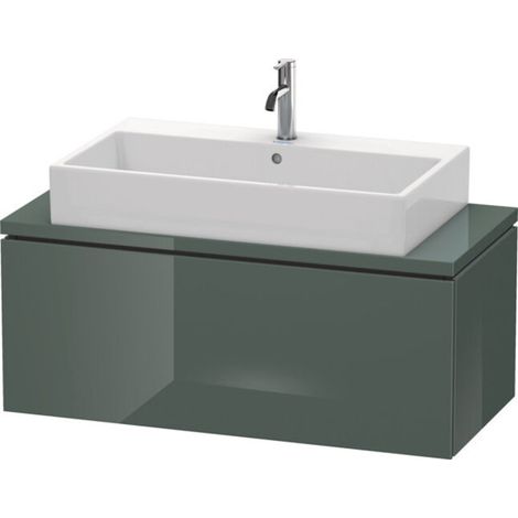 DU WTU f.Console Comp.L-Cube400x1020x477 1 Auszug, Dolomiti Grey Hochglanz (1/5)