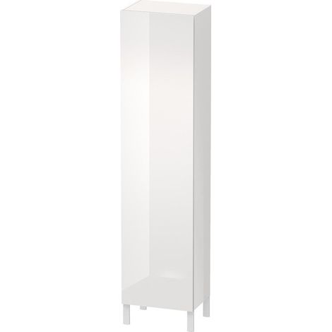 Armoire L-CUBE INDIVIDUAL 250/500x200/363x1321/2000mm ouverture gauche blanc brillant