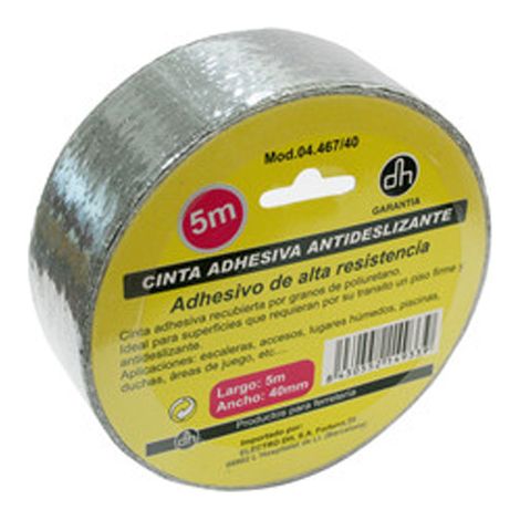 Cinta adhesiva antideslizante de alta resistencia, ideal para todo tipo de superficies Electro DH, 04.467/40