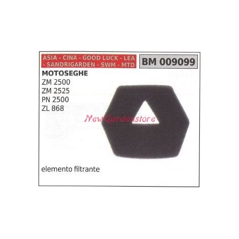 Luftfilter CINA Kettensägenmotor ZM 2500 PN 2500 ZL 868 009099