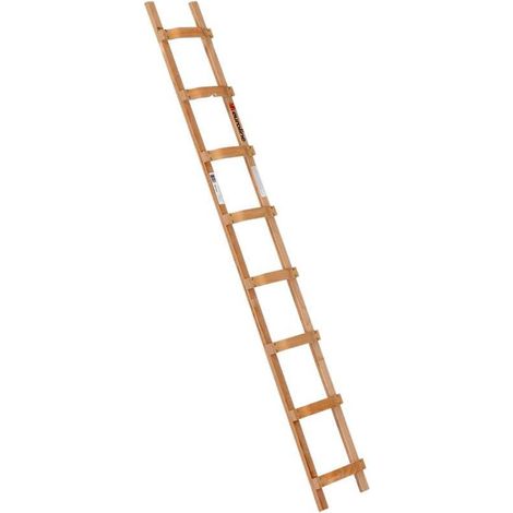 Euroline Holz Dachdeckerleiter 8 Sprossen