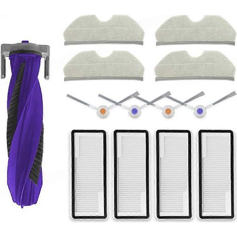 Accessoires pour aspirateur robot Narwal Freo X Plus : brosse principale, brosse latérale, filtre HEPA, lingette de nettoyage (1/5)