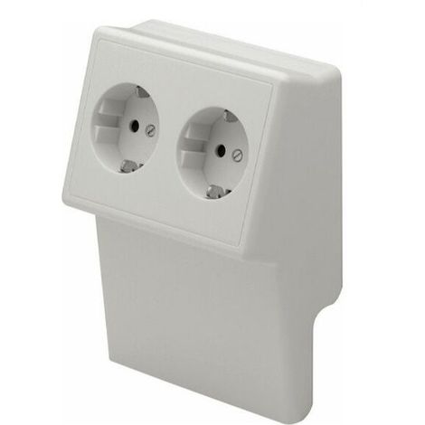 Gewiss Doppelgerätetank NP42837 SLK-SLTK 20x50 RAL9001 NP42837