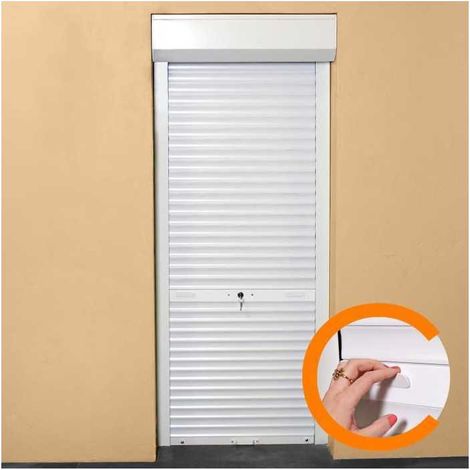 France-Combi Rollo PVC Weiß manuell isolierend (1/3)