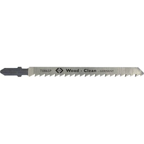C.K., lame per seghetto alternativo HCS per legno, lama lunga, 5 pezzi T0865P