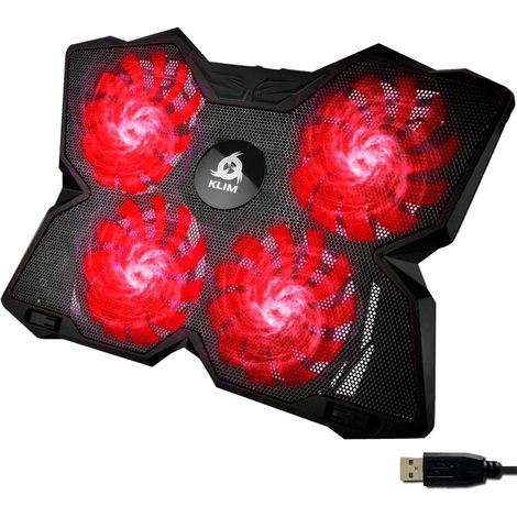 Refroidisseur PC Portable 4 Ventilateurs Silencieux Ventilateur PC Portable Laptop Mac PS5 PS4 (1/5)