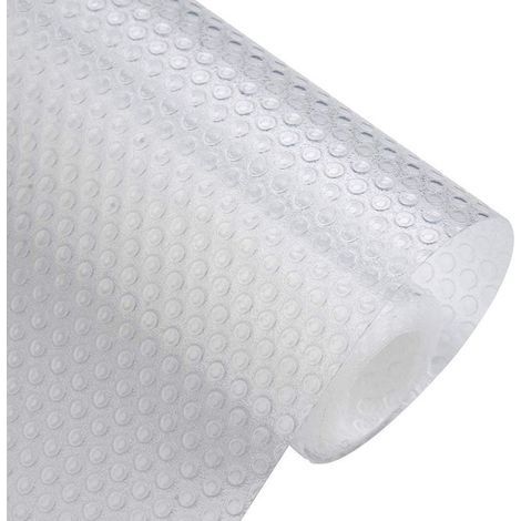 Tapis de Tiroir Fond Antiderapant, Tapis Antidérapant pour Tiroirs et étagères étanche à l'humidité Imperméable à l'eau, Tapis de Refrigerateur Placard (45x29 cm, Transparent) 10pcs (1/5)
