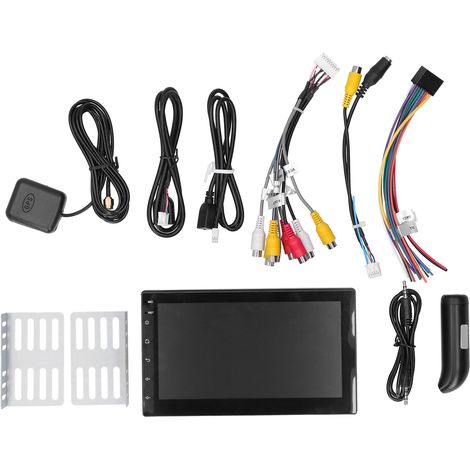 7 pouces 2 Din Autoradio MP5 1+16 Go Système Android FM GPS Navigation avec Éthylotest (1/5)