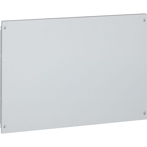plastron plein - a vis - hauteur 100 mm - largeur 600 mm - legrand 020941
