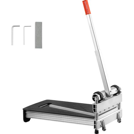 Mophorn Vinylschneider 330 mm, Laminatschneider mit 16 mm Schnittstärke, einstellbarem Winkel (15°/30°/45°), flexiblen Rädern und Teleskopgriff, geeignet für Parkett, LVT, VCT, SPC, LVP & WPC