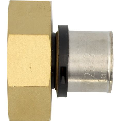 Pipetec Pressfitting Verschraubung Übergang 26x3 mm 1 1/2 Zoll IG TH (1/5)