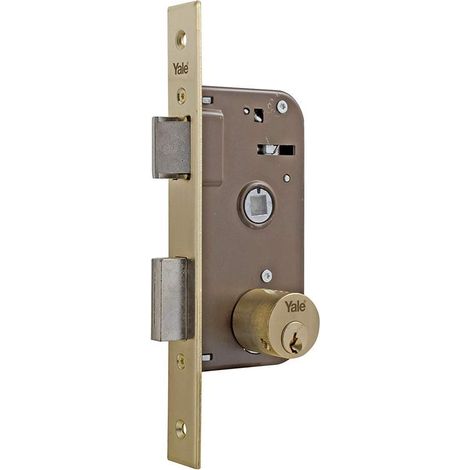 YALE cerradura yale 50-hl/ 70 , Cerradura Yale / Azbe 50-hl/ 70. - Cerradura de embutir.- Caja cerrada. - Doble cilindro.- Picaporte reversib