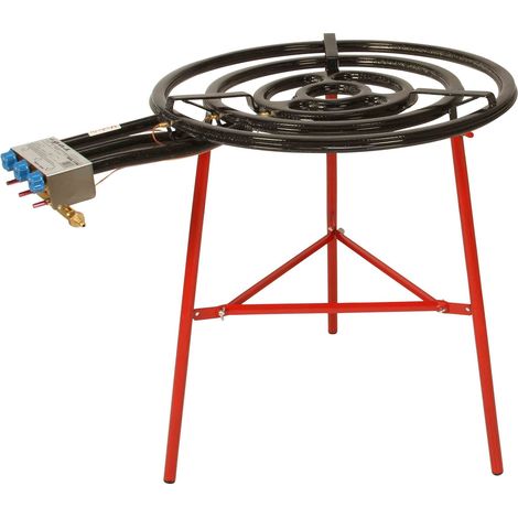 Réchaud paella pro 70 cm avec thermocouples pour gaz naturel