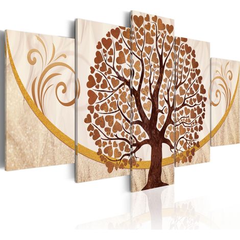 Quadro - The Golden Tree of Love - 100x50 (1/4)