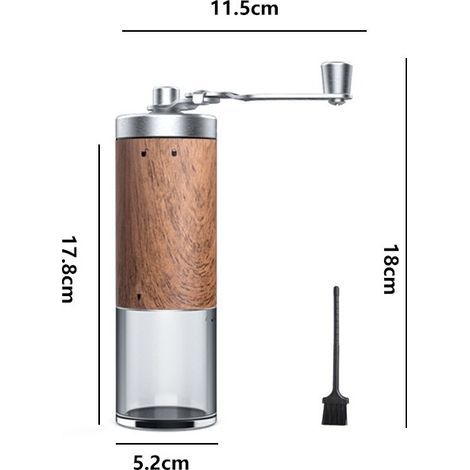 Macinacaffè manuale leggero per macchine da caffè italiane