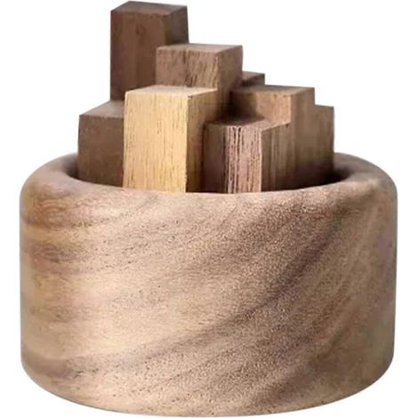 Kleiner Chaidui-Diffusor für ätherische Öle, Buchenholz, Schwarznuss, Aromatherapie A (1/5)