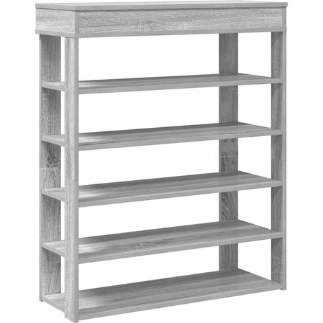 Maison Exclusive - Scarpiera Grigio Sonoma 80x30x98 cm in Legno Multistrato
