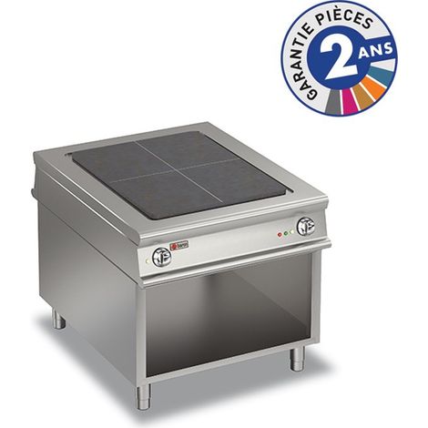 Fourneau Plaque Coup de Feu Electrique - 4 zones - 16 kW- Baron