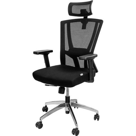 Silla de oficina giratoria Furvero Zenith BA/A2D/L2D/H2D negra N (1/5)