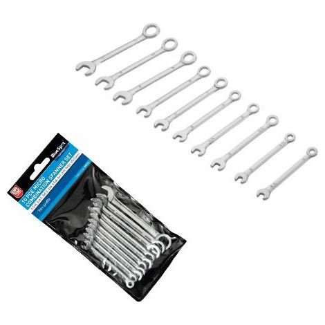 Blue Spot Tools 10 Piece Micro Combination Spanner Set (4-11MM) (1/4)