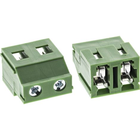 Bornier pour circuit imprimé RS PRO 2 contacts 1 rangée(s) pas de 7.62mm