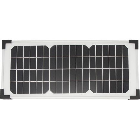 10W FM123 Solar-Set, tragbares Panel, 12V Batterieladegerät für Mighty Mule Tore, wasserdicht für den Außenbereich, mit Kabel, für Camping und Caravaning (1/5)