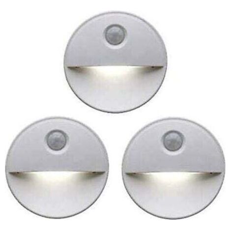 Veilleuse LED détecteur de mouvement Teinte induisant le sommeil grâce aux ampoules LED Fonctionnement sans fil Parfait pour les armoires de salle de bain, les escaliers et plus (1/3)