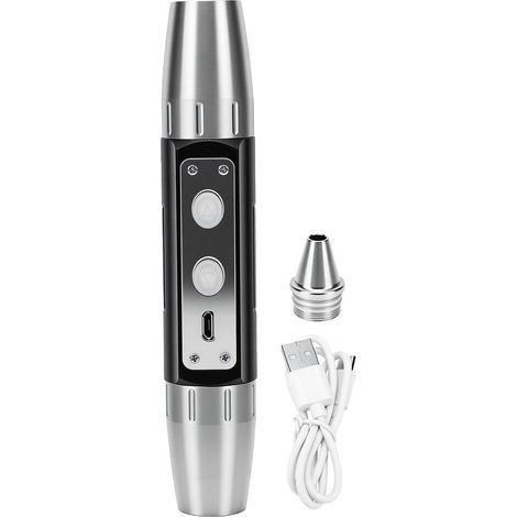 Lampe torche rechargeable à 6 LED pour l'évaluation des pierres précieuses et du jade. Lumière puissante pour l'identification des bijoux. Sources d'éclairage : blanc, jaune, rouge, bleu, 365 nm, 395 (1/5)
