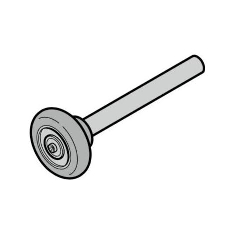 Roulette Type K Roulement À Billes Galvanisé Hormann 3039964 (1/2)