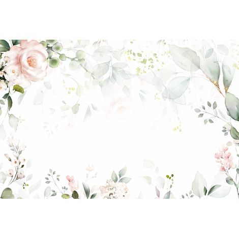 Kinderfototapete, Blumenmotiv, Rosen, M087, 300x200 (1/5)