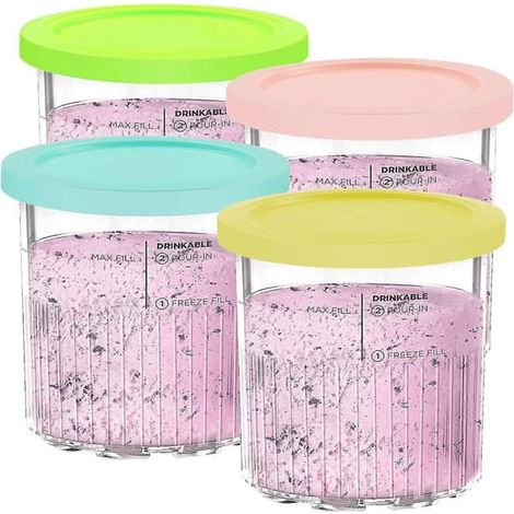 4er-Pack Ninja Creami Deluxe Ersatzpinzetten und -kappen, kompatibel mit NC501 und NC500 Serie-FX – 4 Stück (1/5)