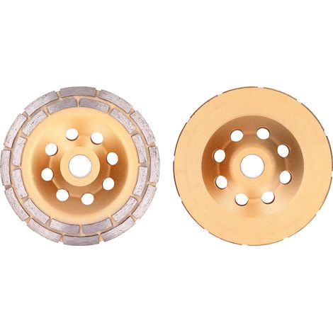 Disque diamant 150mm double rangée pour meuleuse, ponçage et finition métal