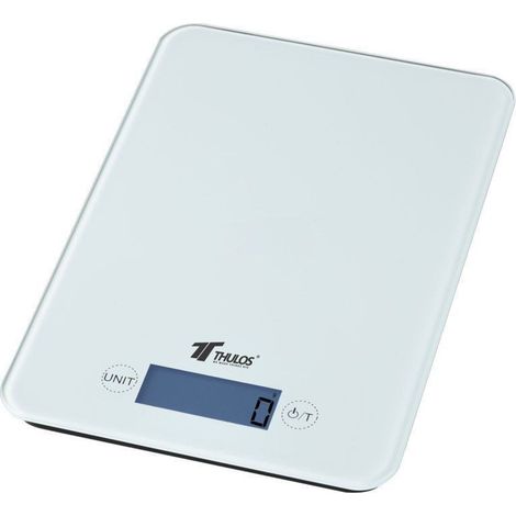 Balanza de Cocina Digital Blanca de 5kg Pantalla LCD con retroiluminación  Oferta exclusiva